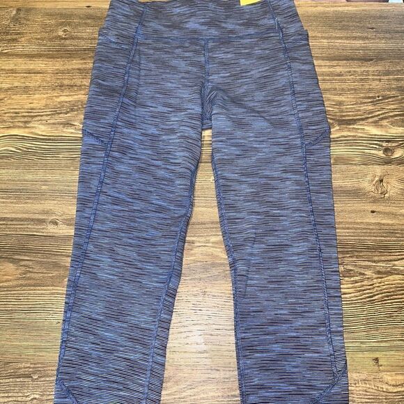 Girls' Mid-Rise Leggings All In Motion Blue Small (6/6s) UPF 50+. NWT. Q - Picture 1 of 5